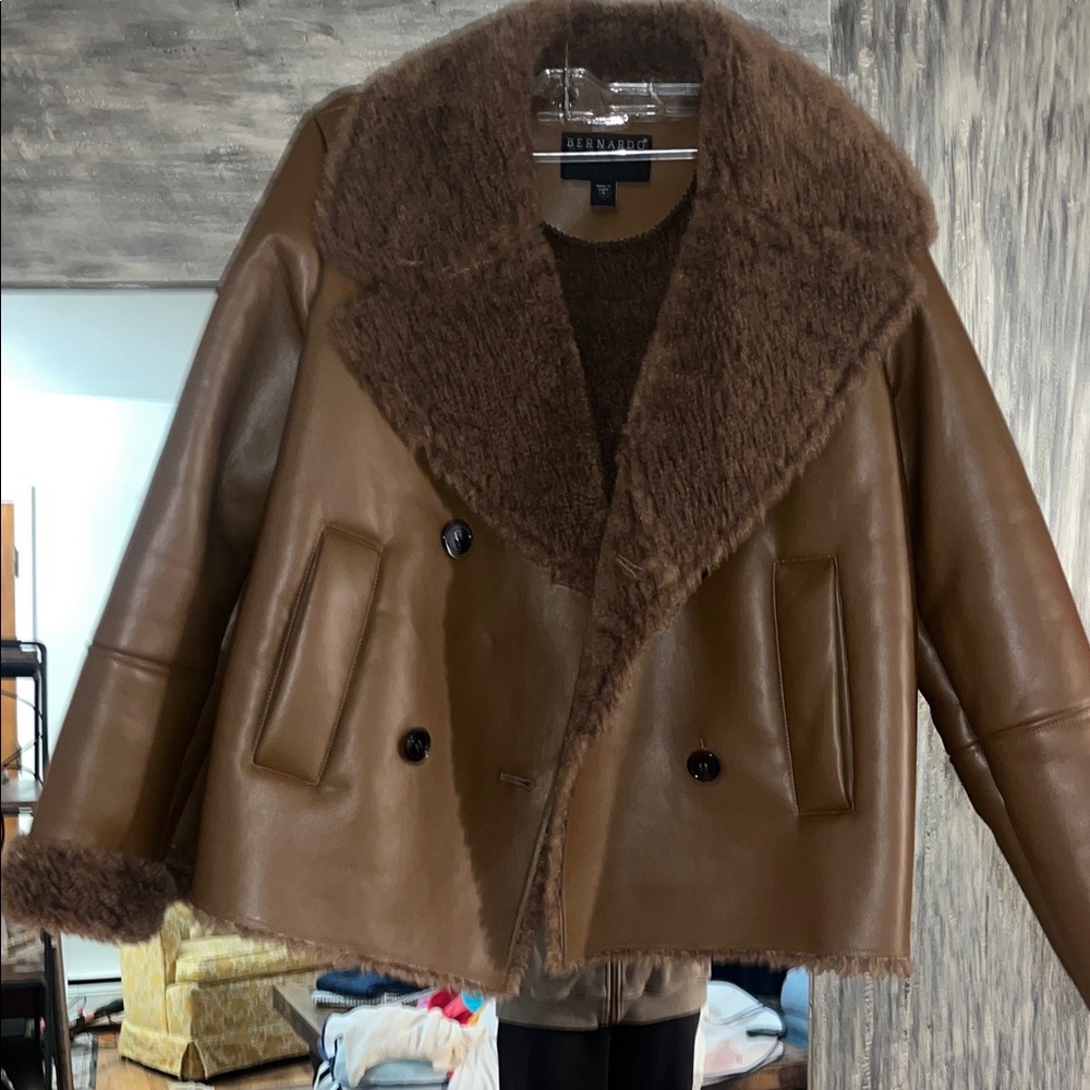 Bernardo Brown Teddy Jacket